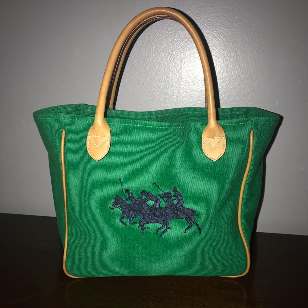 Green Ralph Lauren handbag